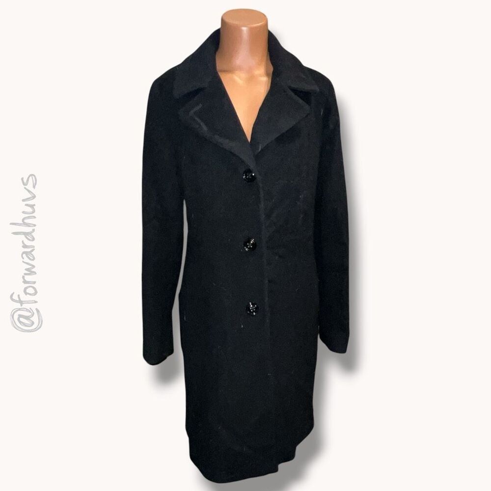 Anne Klein Wool Cashmere Blend Coat – Size 8